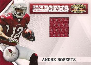 2010 Panini Gridiron Gear - Rookie Gridiron Gems Jerseys Retail #277 Andre Roberts  Front