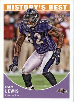 2010 Topps Magic - History's Best #HB-3 Ray Lewis  Front
