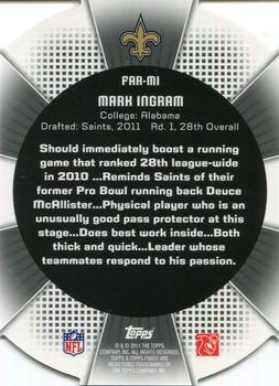 2011 Finest - Atomic Refractor Rookies #FAR-MI Mark Ingram Back
