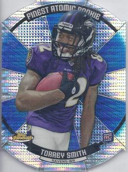 2011 Finest - Atomic Refractor Rookies #FAR-TS Torrey Smith Front