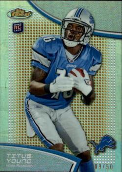 2011 Finest - Gold Refractors #102 Titus Young Front