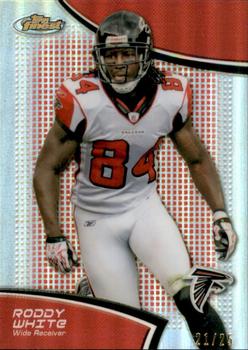 2011 Finest - Red Refractors #40 Roddy White Front