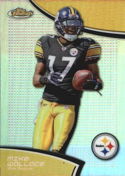 2011 Finest - Refractors #4 Mike Wallace  Front