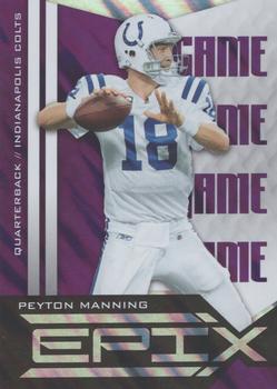 2010 Panini Epix - Game Purple #8 Peyton Manning  Front