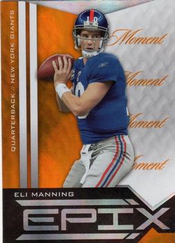 2010 Panini Epix - Moment Orange #60 Eli Manning  Front