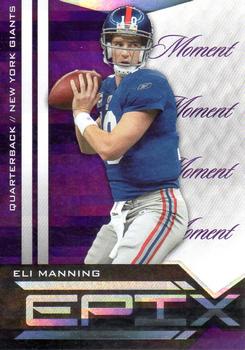 2010 Panini Epix - Moment Purple #60 Eli Manning  Front