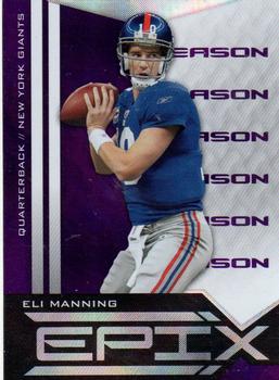 2010 Panini Epix - Season Purple #60 Eli Manning  Front