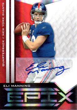 2010 Panini Epix - Signatures Red #60 Eli Manning Front