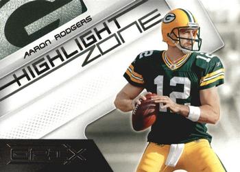 2010 Panini Epix - Highlight Zone #7 Aaron Rodgers  Front