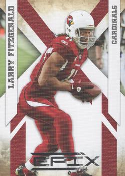 2010 Panini Epix - Silver #2 Larry Fitzgerald  Front