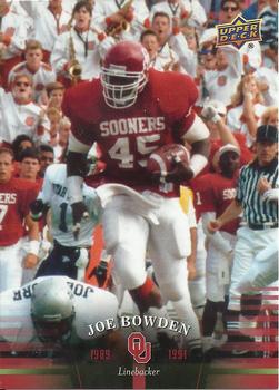 2011 Upper Deck University of Oklahoma #52 Joe Bowden Front