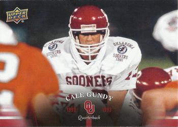 2011 Upper Deck University of Oklahoma #54 Cale Gundy Front