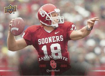 2011 Upper Deck University of Oklahoma #66 Jason White Front