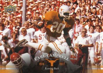 2011 Upper Deck University of Texas #29 Earl Campbell Front