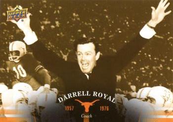 2011 Upper Deck University of Texas #2 Darrell Royal Front