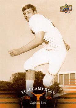 2011 Upper Deck University of Texas #16 Tom Campbell Front