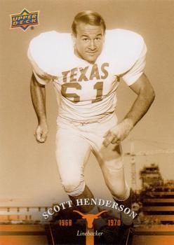 2011 Upper Deck University of Texas #18 Scott Henderson Front