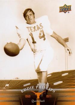 2011 Upper Deck University of Texas #23 Eddie Phillips Front