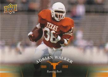 2011 Upper Deck University of Texas #55 Adrian Walker Front