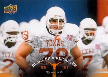 2011 Upper Deck University of Texas #56 Blake Brockermeyer Front
