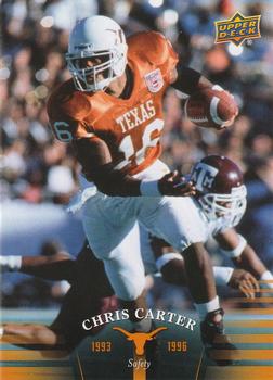 2011 Upper Deck University of Texas #62 Chris Carter Front