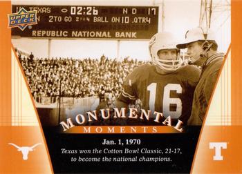 2011 Upper Deck University of Texas #86 Jan 1, 1970 Cotton Bowl Front