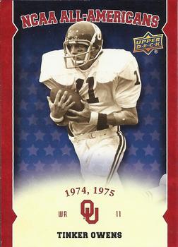 2011 Upper Deck University of Oklahoma - All-Americans #AA-TO Tinker Owens Front