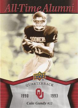 2011 Upper Deck University of Oklahoma - All-Time Alumni #ATA-CG Cale Gundy Front