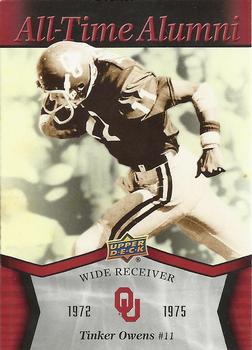 2011 Upper Deck University of Oklahoma - All-Time Alumni #ATA-TO Tinker Owens Front