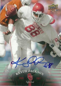 2011 Upper Deck University of Oklahoma - Autographs #46 Keith Jackson Front