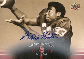 2011 Upper Deck University of Oklahoma - Autographs #12 Eddie Hinton Front