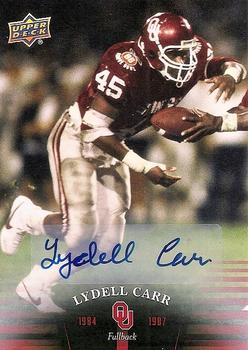 2011 Upper Deck University of Oklahoma - Autographs #45 Lydell Carr Front