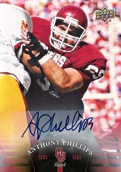 2011 Upper Deck University of Oklahoma - Autographs #51 Anthony Phillips Front