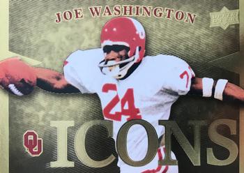 2011 Upper Deck University of Oklahoma - Icons #I-JW Joe Washington Front