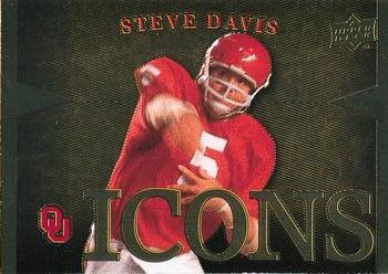 2011 Upper Deck University of Oklahoma - Icons #I-SD Steve Davis Front