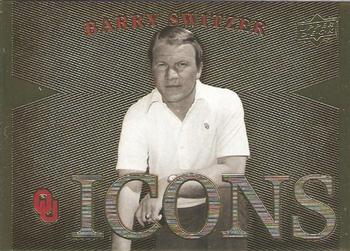 2011 Upper Deck University of Oklahoma - Icons #I-SW Barry Switzer Front