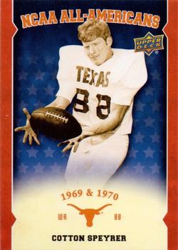 2011 Upper Deck University of Texas - All-Americans #AA-CS Cotton Speyrer Front