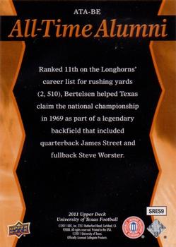 2011 Upper Deck University of Texas - All-Time Alumni #ATA-BE Jim Bertelsen Back