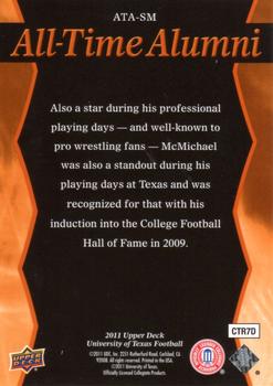 2011 Upper Deck University of Texas - All-Time Alumni #ATA-SM Steve McMichael Back