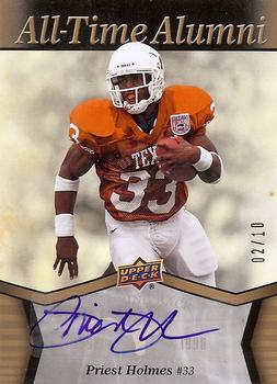 2011 Upper Deck University of Texas - All-Time Alumni Autographs #ATA-PH Priest Holmes Front
