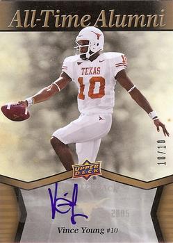 2011 Upper Deck University of Texas - All-Time Alumni Autographs #ATA-VY Vince Young Front