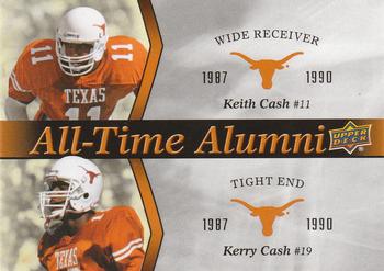 2011 Upper Deck University of Texas - All-Time Alumni Duos #ATAD-CC Keith Cash / Kerry Cash Front