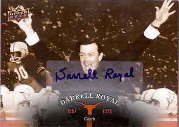 2011 Upper Deck University of Texas - Autographs #2 Darrell Royal Front