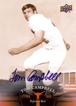 2011 Upper Deck University of Texas - Autographs #16 Tom Campbell Front