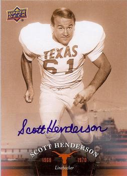 2011 Upper Deck University of Texas - Autographs #18 Scott Henderson Front