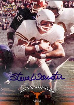2011 Upper Deck University of Texas - Autographs #19 Steve Worster Front
