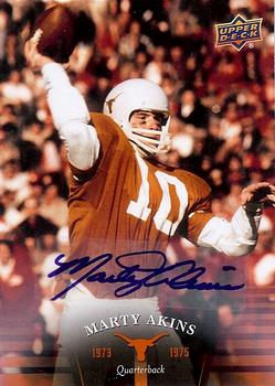 2011 Upper Deck University of Texas - Autographs #27 Marty Akins Front