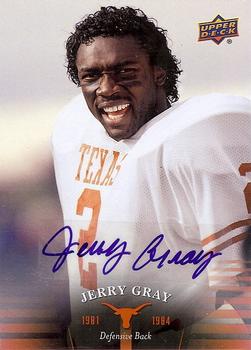 2011 Upper Deck University of Texas - Autographs #44 Jerry Gray Front