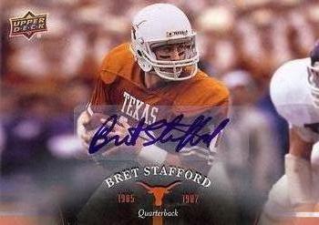 2011 Upper Deck University of Texas - Autographs #47 Bret Stafford Front