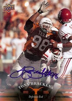 2011 Upper Deck University of Texas - Autographs #57 Tony Brackens Front